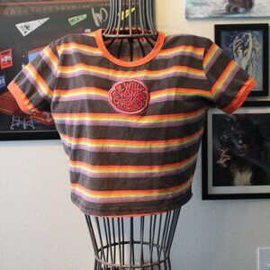 Dolls Kill x Willy Wonka Collab Cropped T-shirt